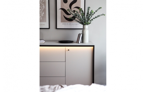 Komoda GRIS 12384
