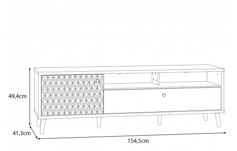 TV ir audio spintelė NKS 13883