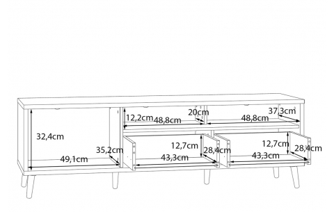 TV ir audio spintelė NKS 13883