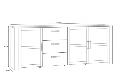 Komoda LBH 13926