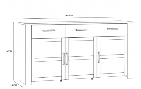 Komoda LBH 13927
