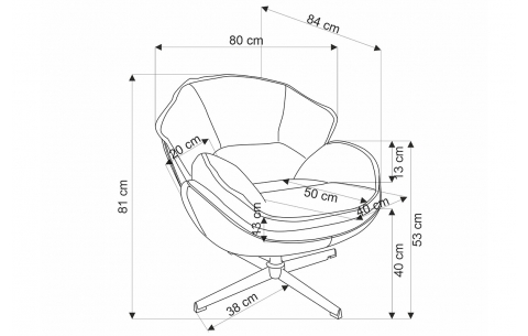 Fotelis DGD 14573