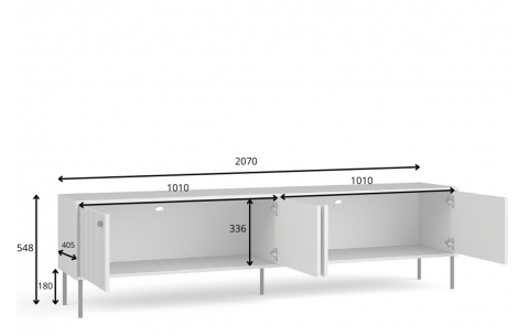 TV ir audio spintelė IRIS 14716