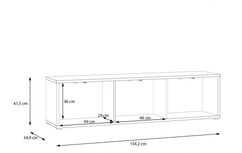 TV ir audio spintelė LC 14832