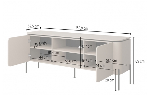 TV ir audio spintelė BELLO 15172