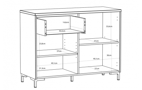 Komoda BBX 15501