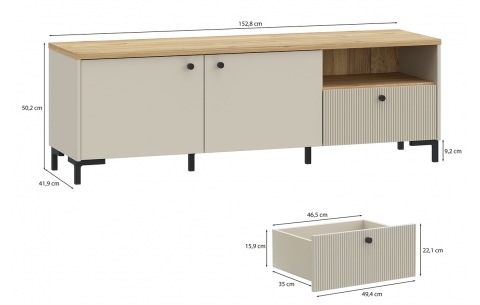 TV ir audio spintelė BBX 15502