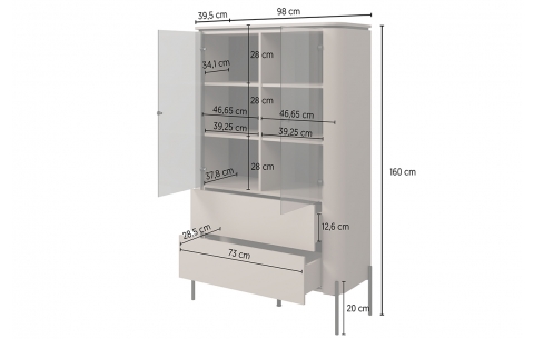 Vitrina BELLO 15745