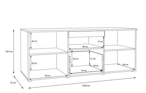 TV ir audio spintelė MCM 15876