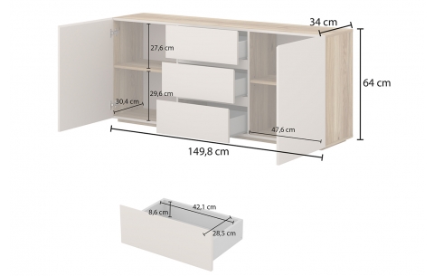 Komoda CRISS 15955