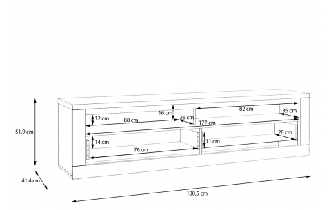 TV ir audio spintelė KDR 16904