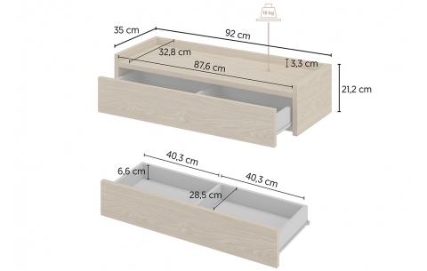 Kosmetinis staliukas DIVA 16909