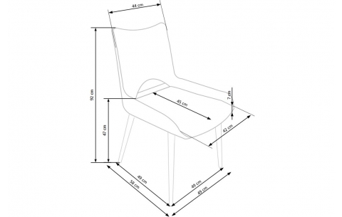 K369 - HALMAR Valgomojo kėdės